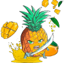 E-liquide Ananas Mango 10 ml - Les Supers Jus