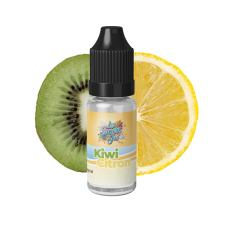 E-liquide Kiwi Citron 10 ml - Les Supers Jus E-liquide Kiwi Citron 10 ml - Les Supers Jus